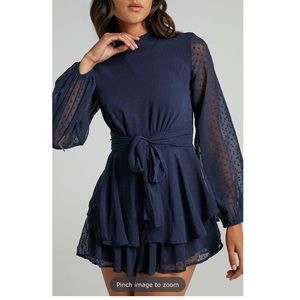 Bottom of your Heart Playsuit Navy